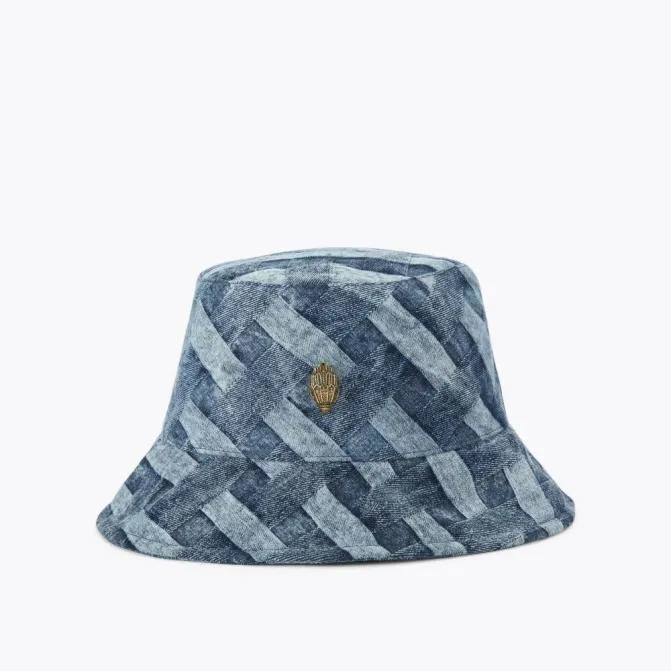 Kurt Geiger Hats Denim Kensington Bucket Hat Denim 8211 Women