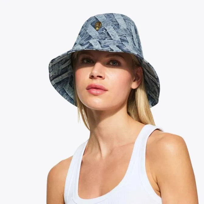 Kurt Geiger Hats Denim Kensington Bucket Hat Denim 8211 Women