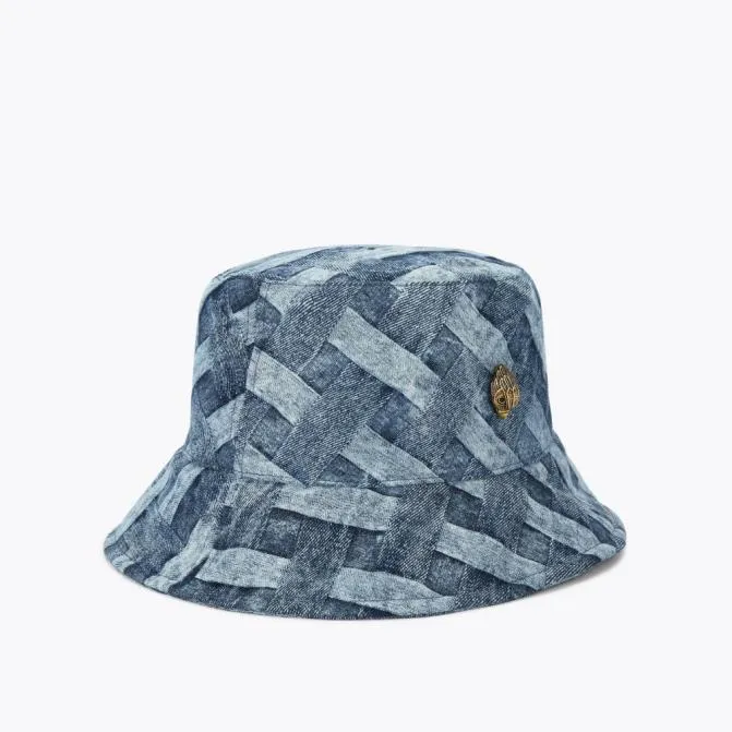 Kurt Geiger Hats Denim Kensington Bucket Hat Denim 8211 Women