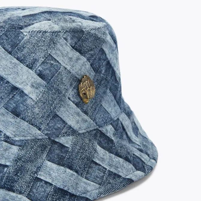 Kurt Geiger Hats Denim Kensington Bucket Hat Denim 8211 Women