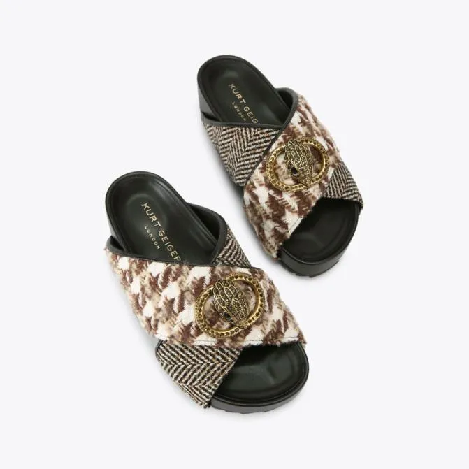 Kurt Geiger Sandals Chelsea Cross Strap Sandal Brown Other 8211 Women