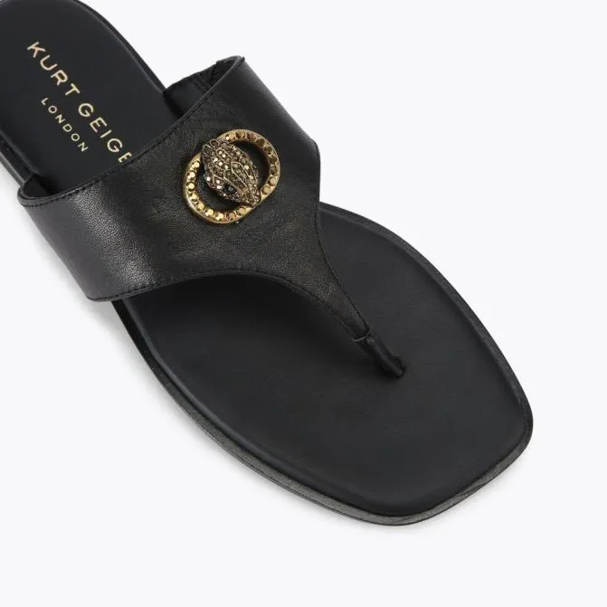 Kurt Geiger Sandals Chelsea Square Tbar Sandal Black 8211 Women