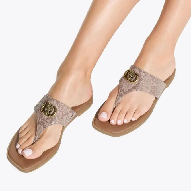 Kurt Geiger Sandals Chelsea Square Tbar Sandal Pale Pink 8211 Women
