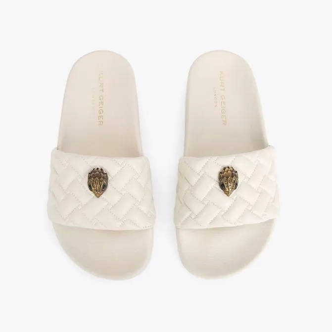 Kurt Geiger Sandals Meena Eagle Slide Bone 8211 Women