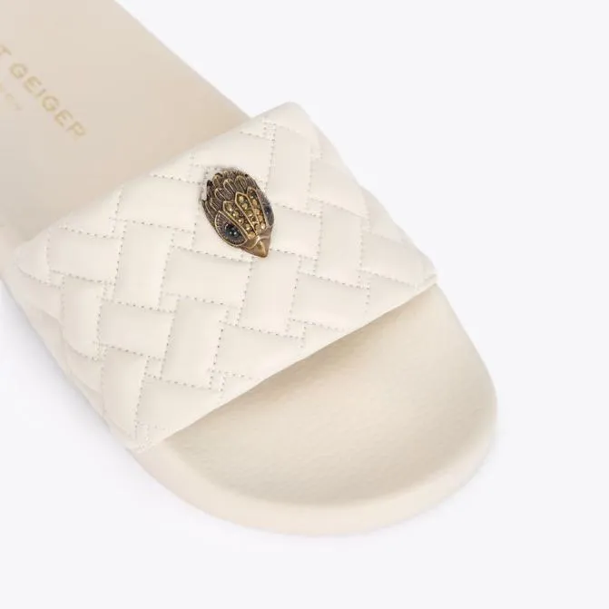Kurt Geiger Sandals Meena Eagle Slide Bone 8211 Women