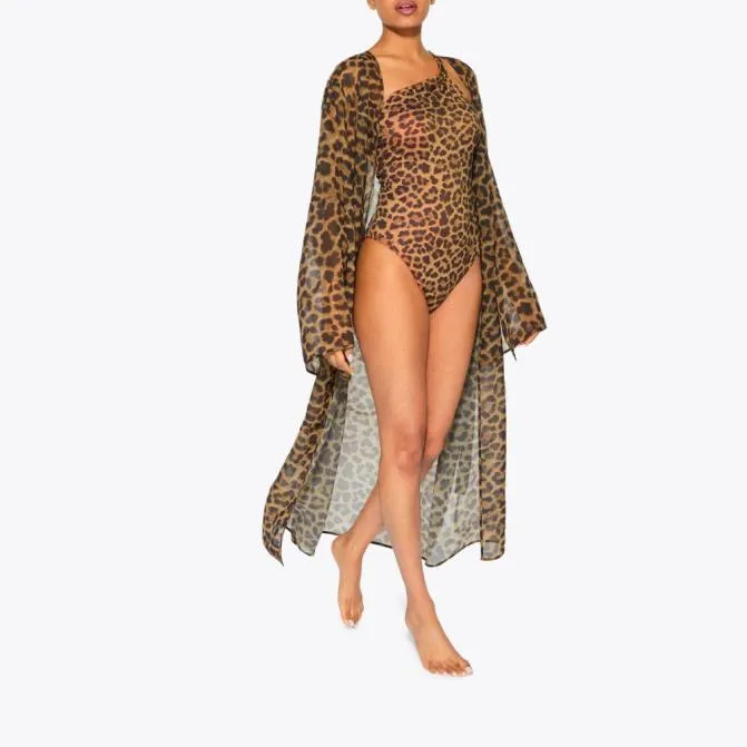 Kurt Geiger Swim Resort Robe Brown Other 8211 Women