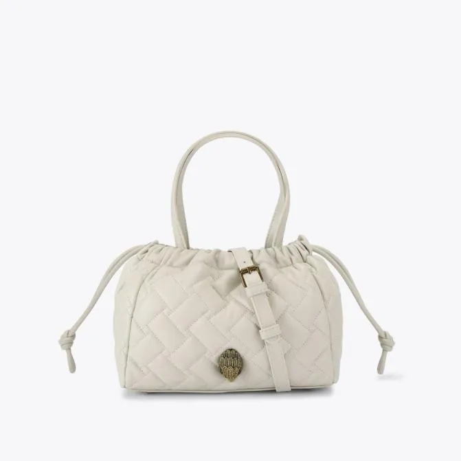 Kurt Geiger Tote Bags Small Kensington String Tote Bag Bone 8211 Women