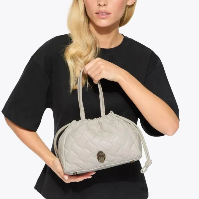 Kurt Geiger Tote Bags Small Kensington String Tote Bag Bone 8211 Women