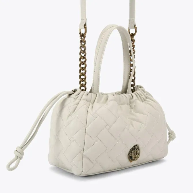 Kurt Geiger Tote Bags Small Kensington String Tote Bag Bone 8211 Women