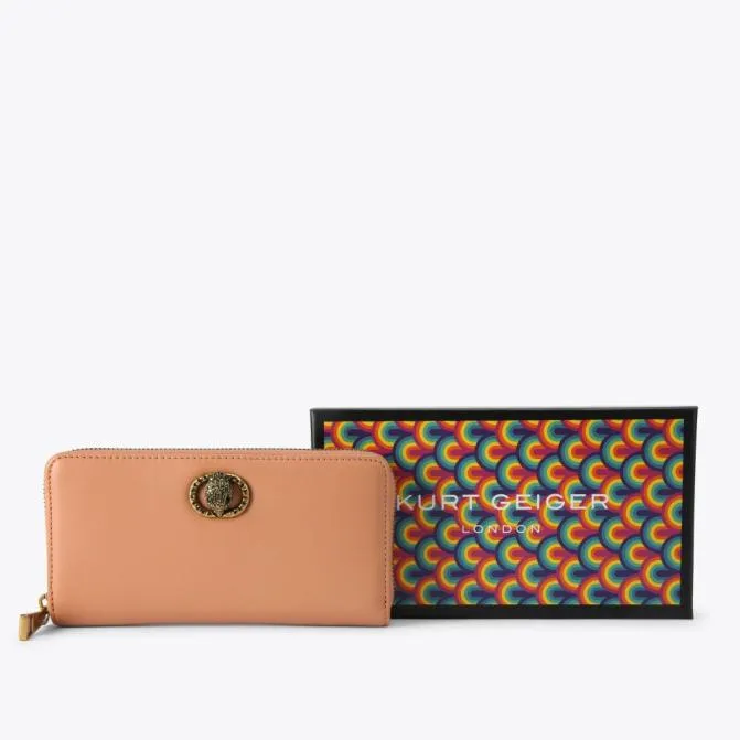 Kurt Geiger Wallets and Purses Chelsea Zip Around Wallet Tan Combination 8211 Women Kurt Geiger Wallets and Purses Chelsea Zip Around Wallet Tan Combination 8211 Women