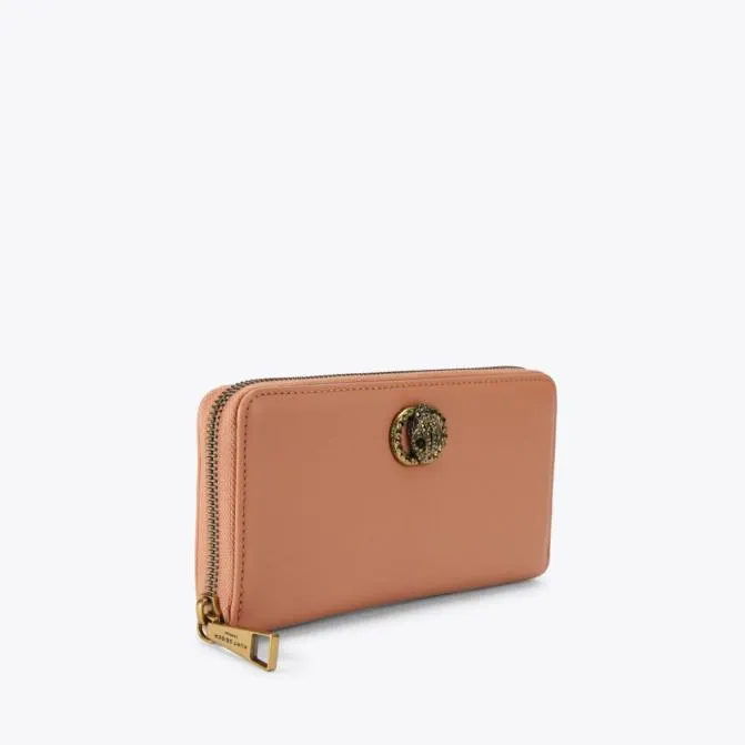 Kurt Geiger Wallets and Purses Chelsea Zip Around Wallet Tan Combination 8211 Women