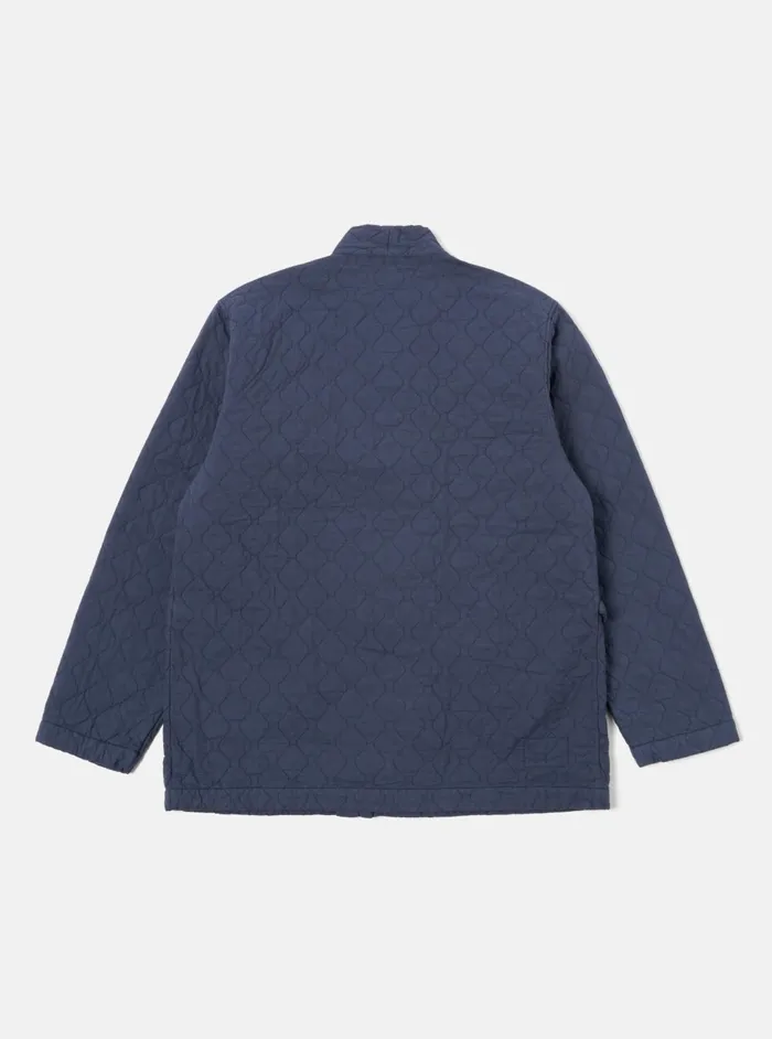 Kyoto Work Jacket In Dark Navy Quilt Cotton Men Universal Works Coats and Outerwear