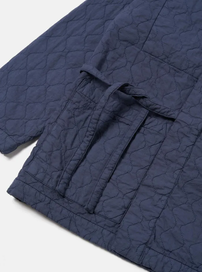 Kyoto Work Jacket In Dark Navy Quilt Cotton Men Universal Works Coats and Outerwear