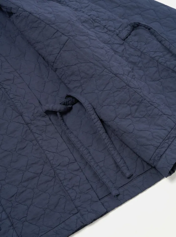 Kyoto Work Jacket In Dark Navy Quilt Cotton Men Universal Works Coats and Outerwear