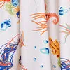 LEO LIN Dresses and Jumpsuits Women Matilda Puff Sleeve Midi Dress 8211 Twilight Print in White