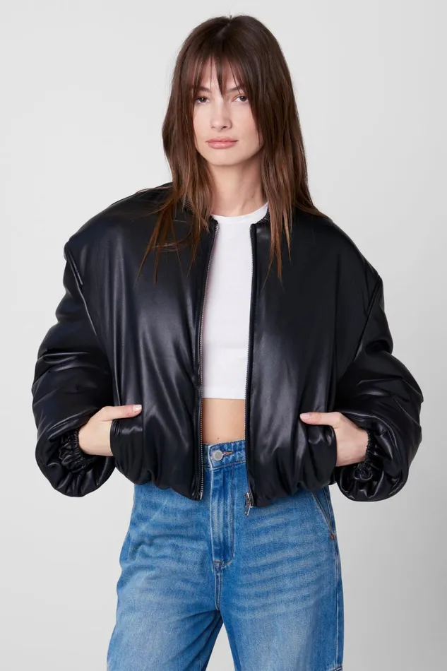 Lime Light Bomber Women BLANK NYC Jackets
