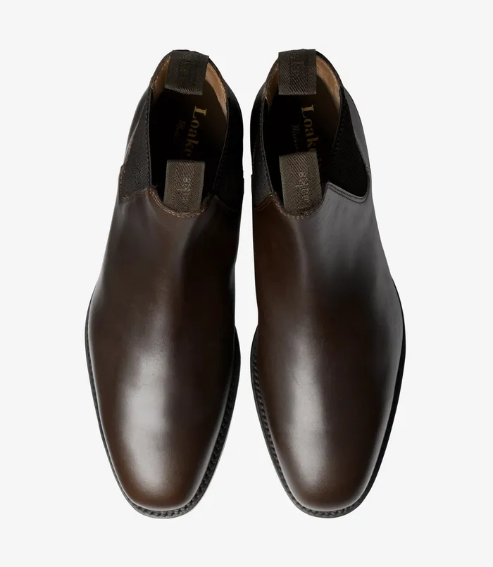Loake Chelsea Boots Men Chatsworth Dark Brown Waxy Loake Chelsea Boots Men Chatsworth Dark Brown Waxy