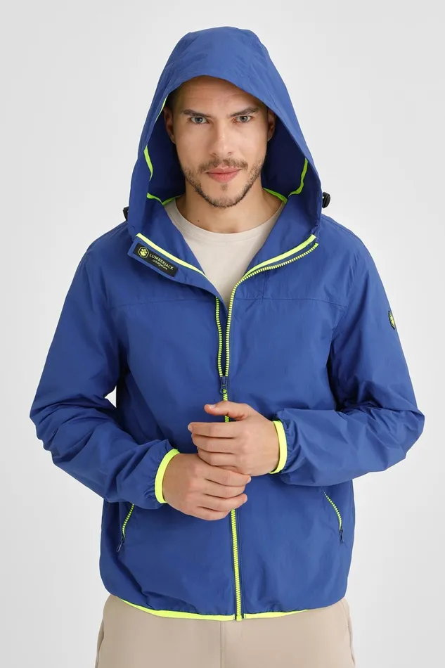 Lumberjack JACKETS Men CMB3223001422 E23 AIRFORCE BLUE Man Raincoat Blue