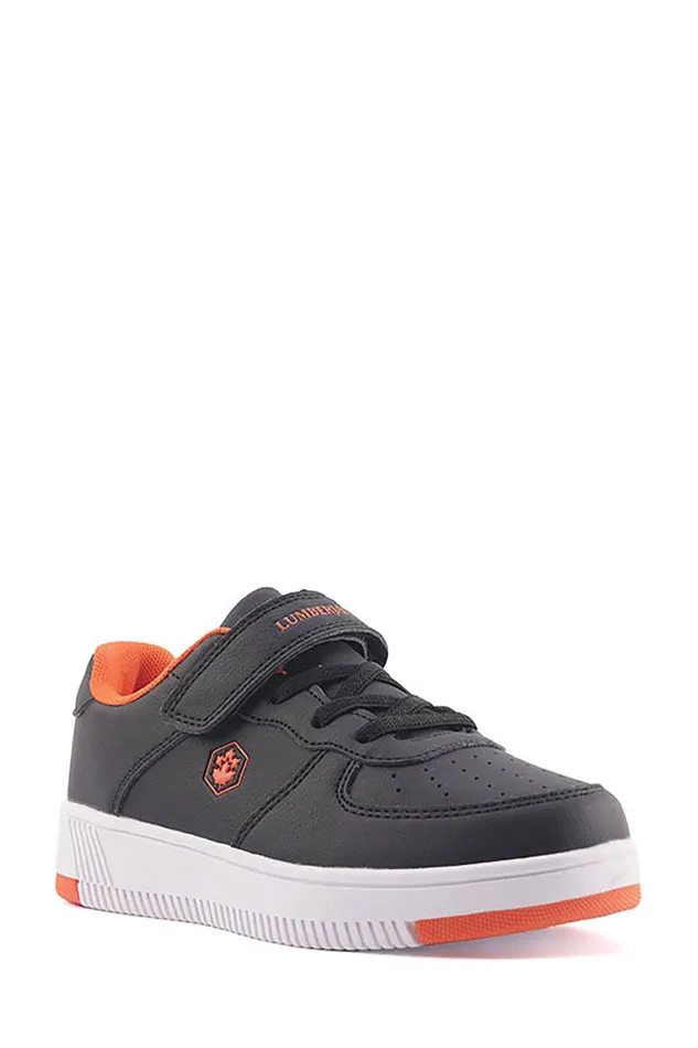 Lumberjack Shoes Boys 1 VELCRO AND ELASTIC LACE BLACK Boy Basic Casual Boots Black