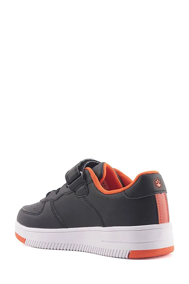 Lumberjack Shoes Boys 1 VELCRO AND ELASTIC LACE BLACK Boy Basic Casual Boots Black