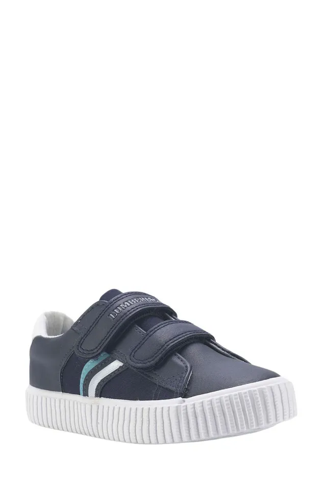 Lumberjack Shoes Boys SNEAKER 2 VELCRO NAVY BLUE Boy Basic Casual Boots Blue