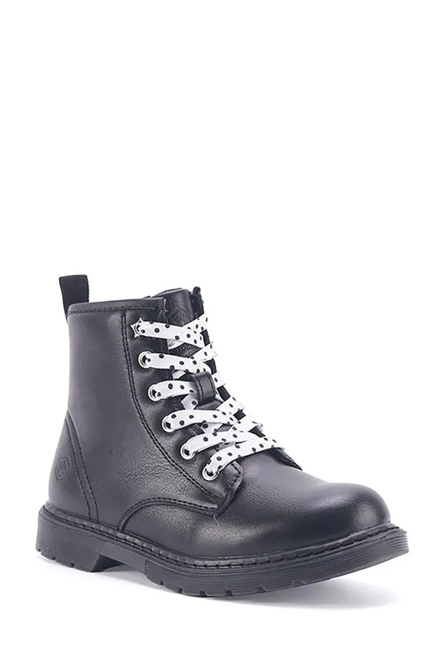 Lumberjack Shoes Girls ANKLE BOOT LACE BLACK Girl Comfort Shoes Black