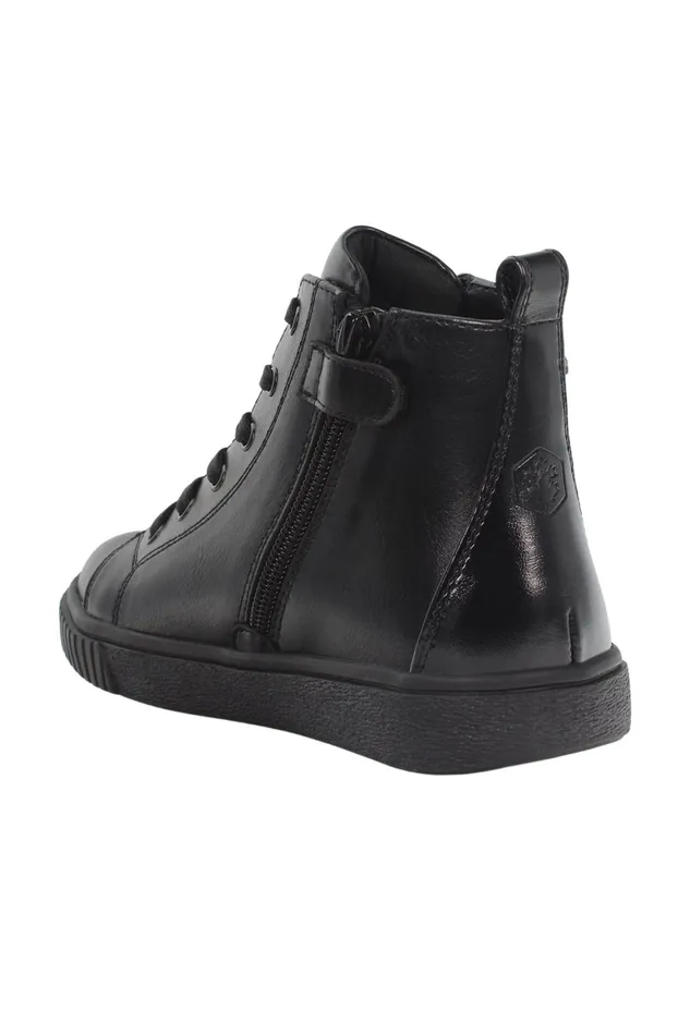 Lumberjack Shoes Girls HIGH CUT LACE SNEAKER WIT BLACK Girl 776 Black