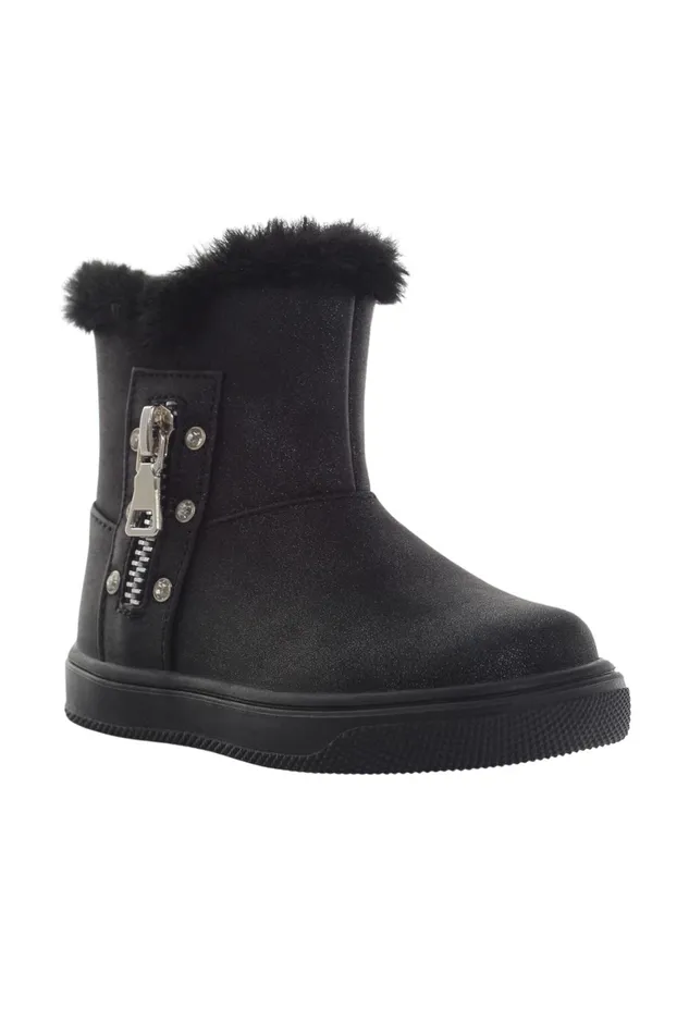 Lumberjack Shoes Girls MID BOOT WITH FUR BLACK Girl 776 Black