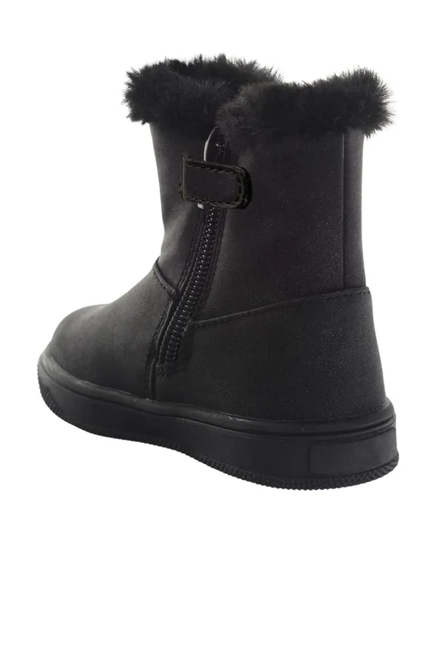 Lumberjack Shoes Girls MID BOOT WITH FUR BLACK Girl 776 Black