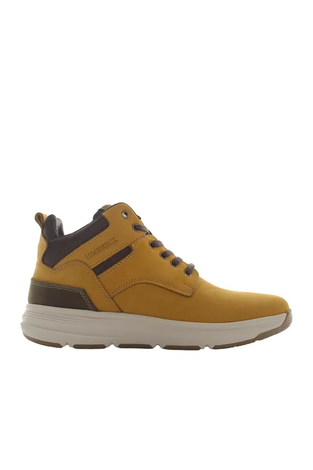 Lumberjack SNEAKERS Men MID CUT SNEAKER GINGER Man Comfort Shoes Brown