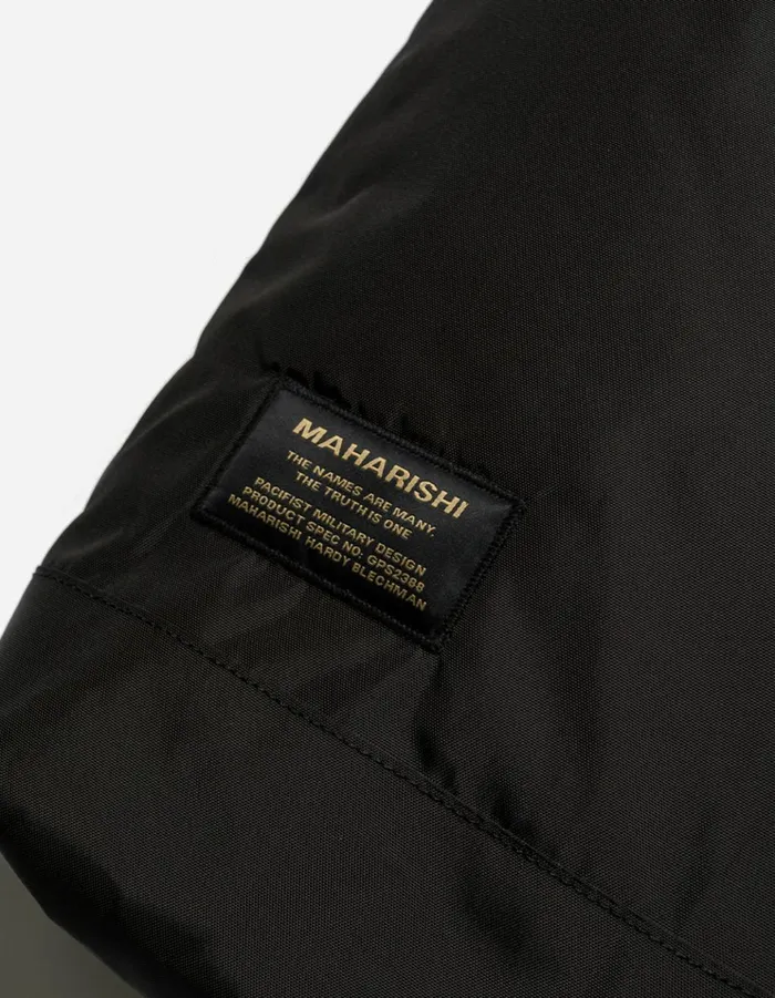 Maharishi Bags 1113 Maha MALICE Monk Sling Bag Black 8211 Men