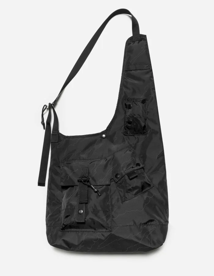 Maharishi Bags 1530 Camo MALICE Monk Sling Bag Black 8211 Men