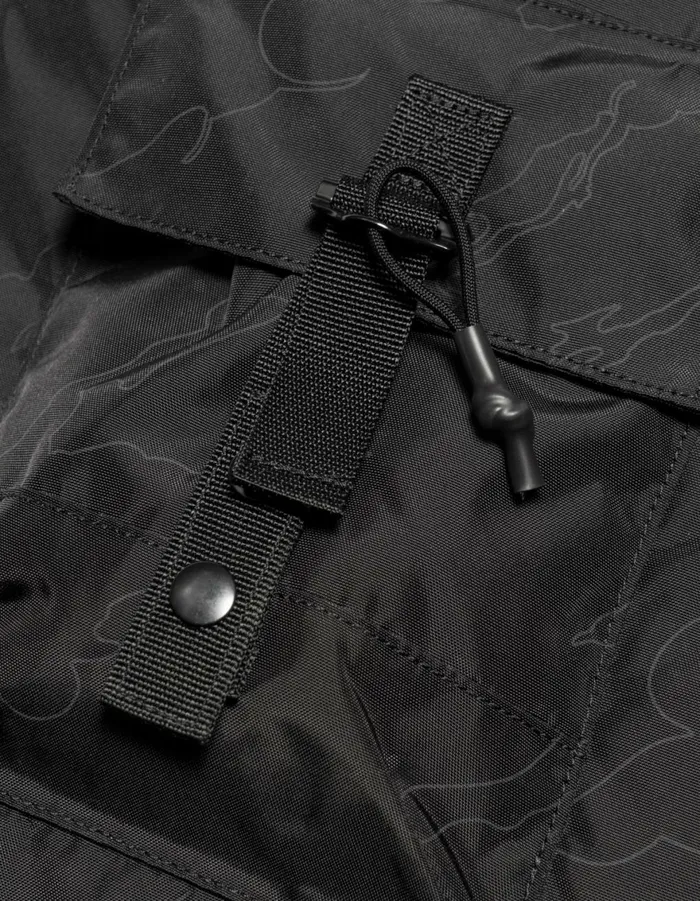 Maharishi Bags 1530 Camo MALICE Monk Sling Bag Black 8211 Men