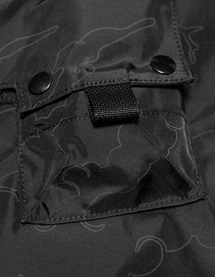 Maharishi Bags 1530 Camo MALICE Monk Sling Bag Black 8211 Men