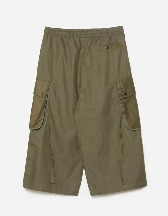 Maharishi Hakama Pants 6052 M42 Hakama Cropped Track Pants Olive 8211 Men
