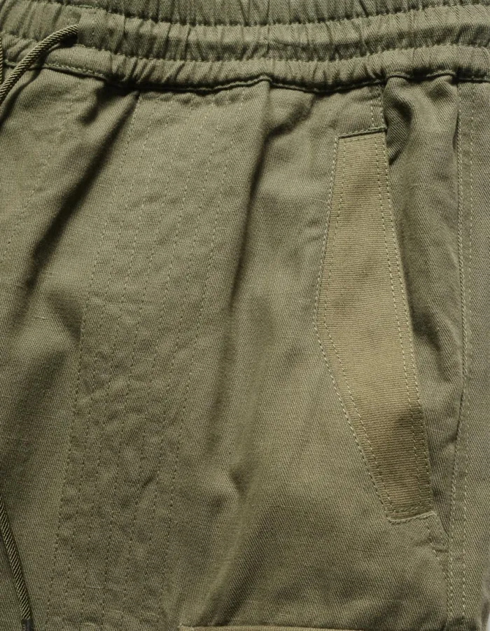 Maharishi Hakama Pants 6052 M42 Hakama Cropped Track Pants Olive 8211 Men