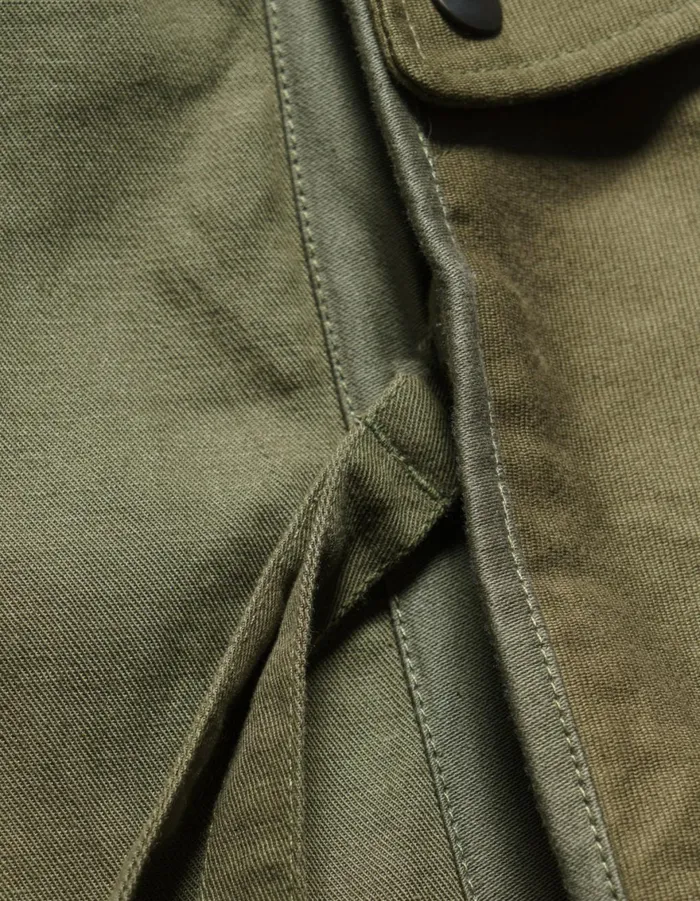 Maharishi Hakama Pants 6052 M42 Hakama Cropped Track Pants Olive 8211 Men