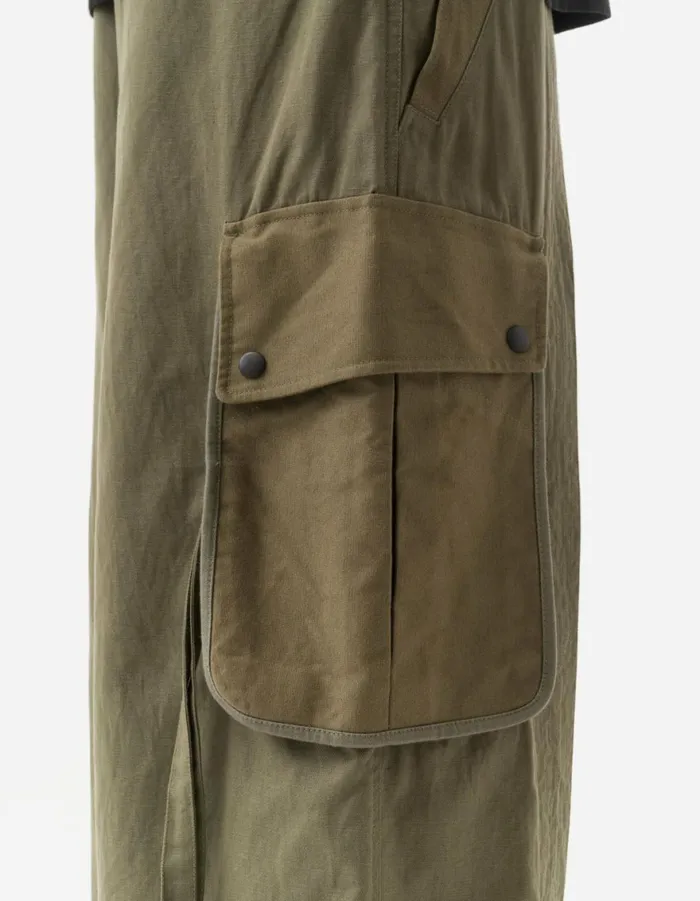 Maharishi Hakama Pants 6052 M42 Hakama Cropped Track Pants Olive 8211 Men