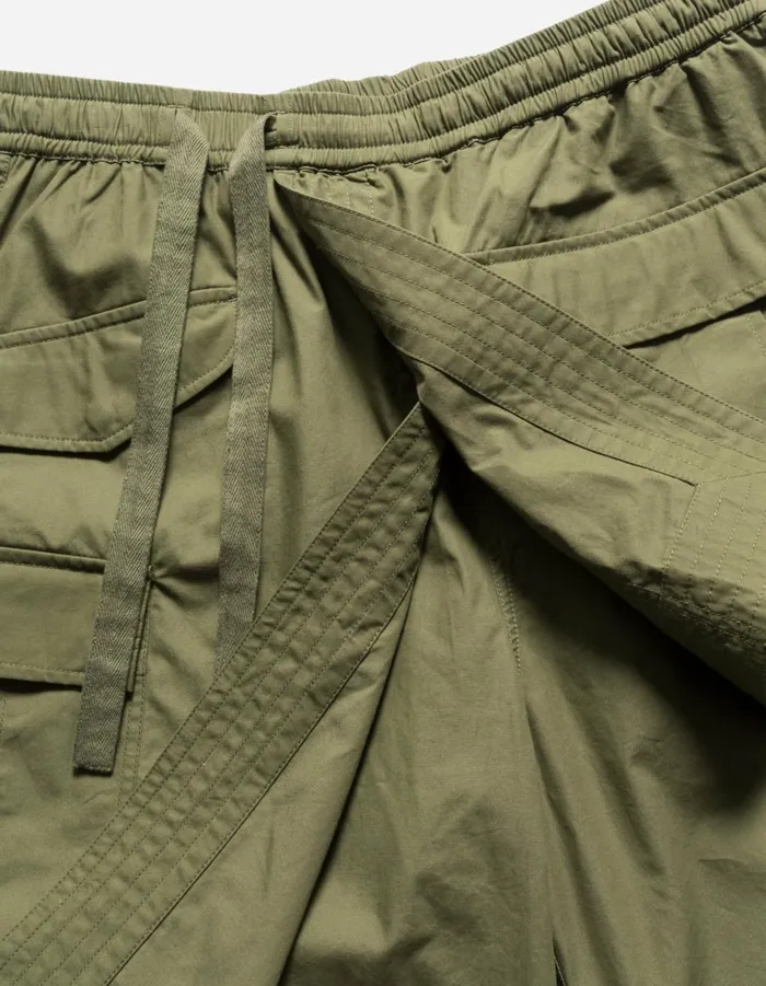 Maharishi Hakama Pants 6056 Asym Hakama Shorts Olive OG107F 8211 Men