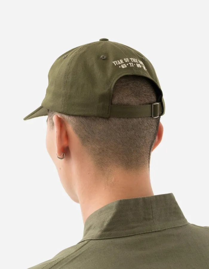 Maharishi Hats 1454 Year Of The Snake 6 Panel Cap Olive 8211 Men