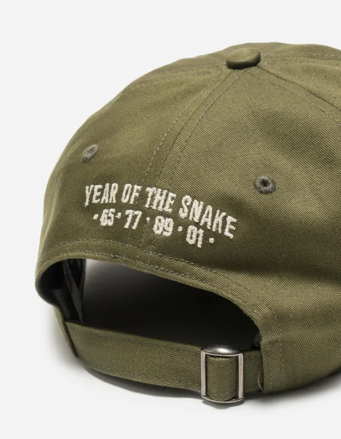 Maharishi Hats 1454 Year Of The Snake 6 Panel Cap Olive 8211 Men