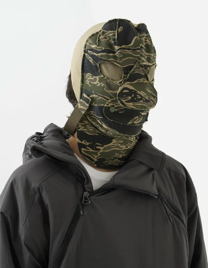 Maharishi Hats 6095 Tigerstripe Camo ECWS Cap Mask Mint Gold 8211 Men