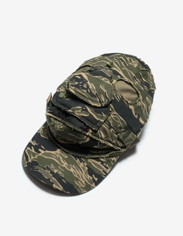 Maharishi Hats 6095 Tigerstripe Camo ECWS Cap Mask Mint Gold 8211 Men