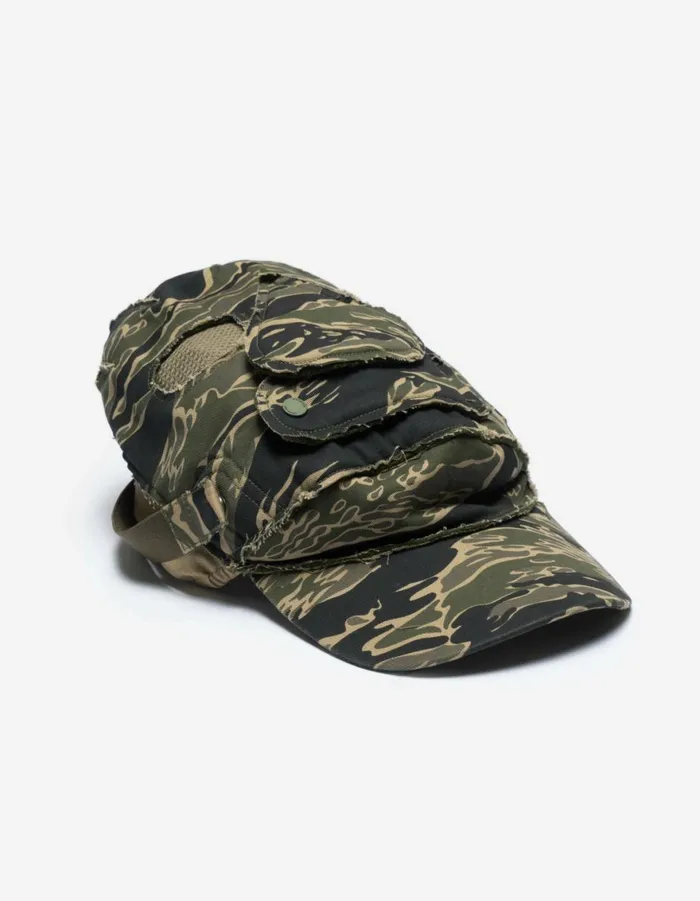 Maharishi Hats 6095 Tigerstripe Camo ECWS Cap Mask Mint Gold 8211 Men