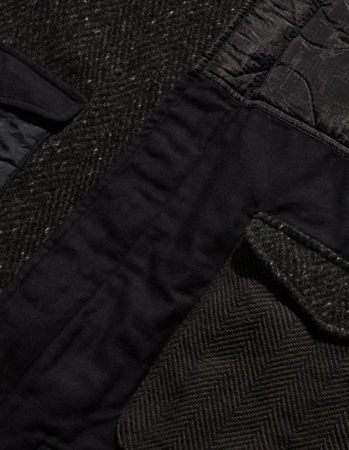 Maharishi Jackets 4083 Upcycled A2 Flight Jacket Black 8211 Men