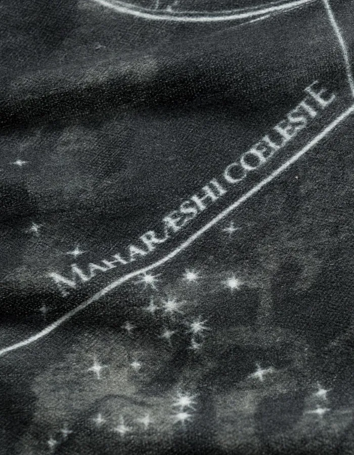 Maharishi Scarves 6021 Celeste Pashmina Black 8211 Men