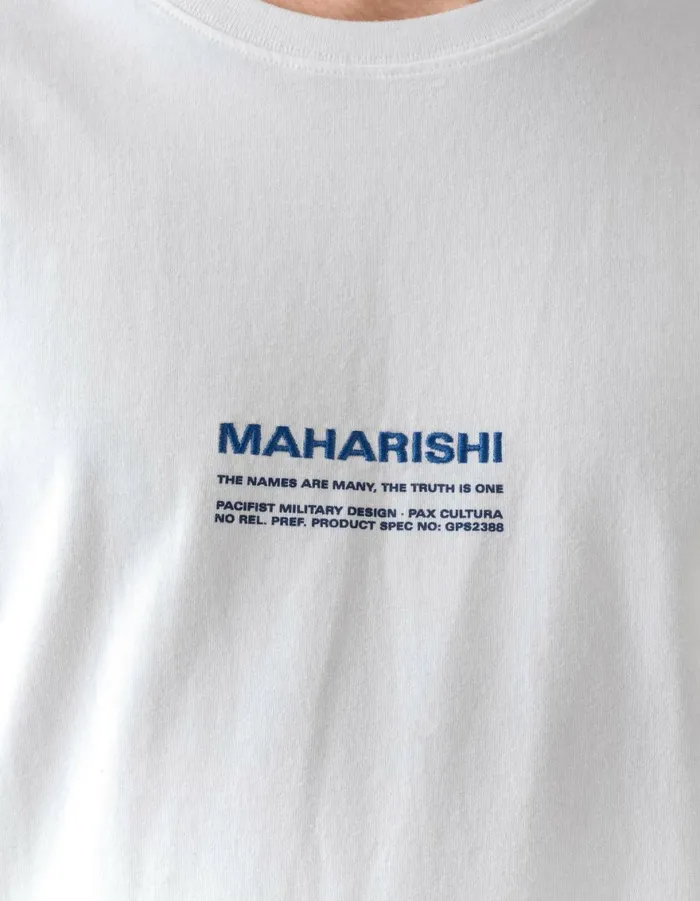 Maharishi Short Sleeve TShirts 1453 Less Dangerous TShirt White 8211 Men