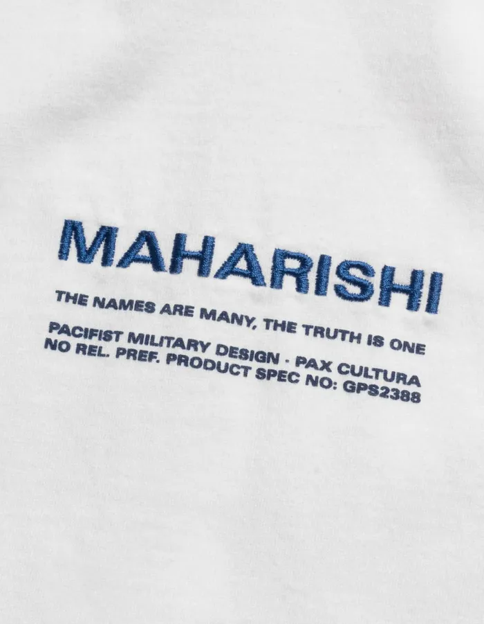 Maharishi Short Sleeve TShirts 1453 Less Dangerous TShirt White 8211 Men