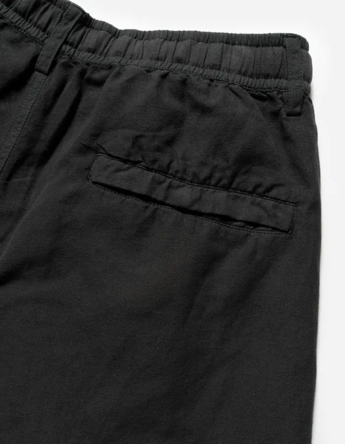 Maharishi Track Pants 6081 Hemp Pleated Track Pants Black 8211 Men