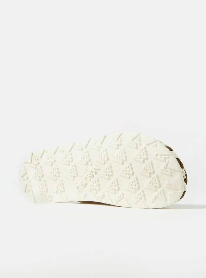 Malibu Colony Classic In OliveWhite Nylon Men Universal Works Footwear